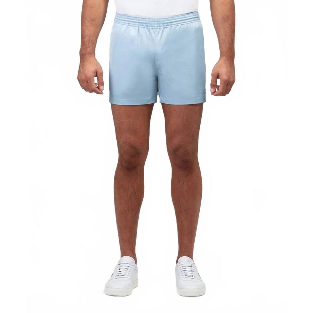 NEW RON DORFF exerciser tapered shorts in morning blue